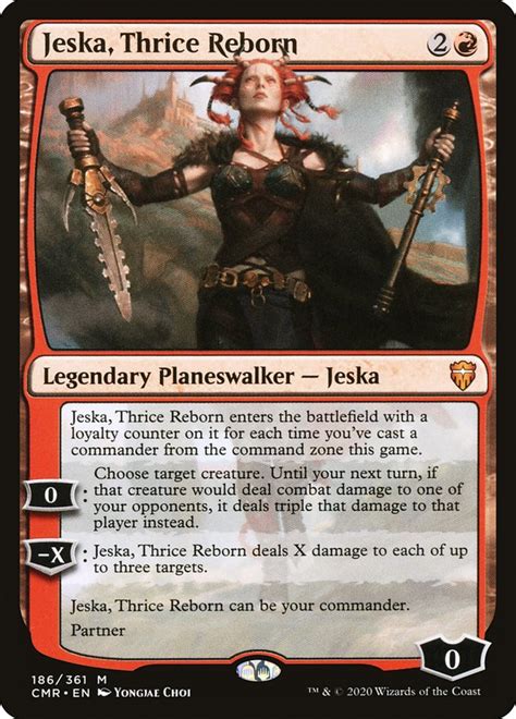 ed jeska|Jeska, Thrice Reborn // Tymna the Weaver (Commander).